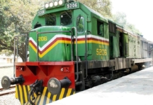 Pakistan railways train