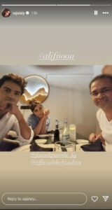 Sajal Ali with Shehzad Roy new drama Alif Noon