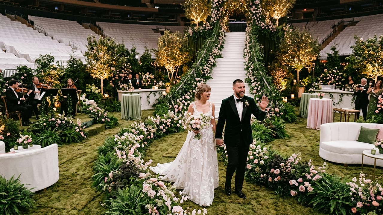 Erin Andrews spills the tea on Taylor and Travis' wedding
