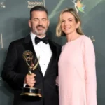 Jimmy Kimmel scores Emmy win, shares moment with wife Molly