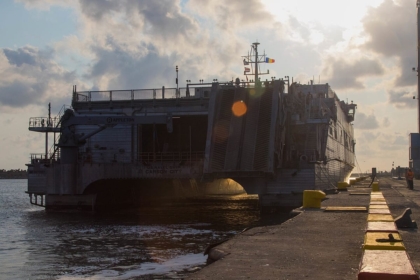 A vessel in the Black Sea