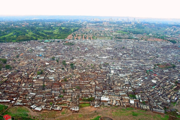Homes in Kibera, Nairobi, one of Africa's largest informal settlements