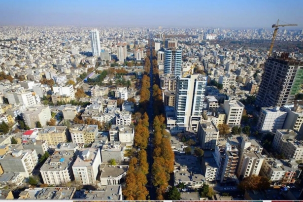 Aerial view of Mashhad, Iran
