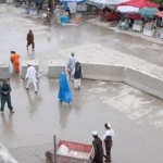 A customs and border checkpoint at the Torkham crossing between Pakistan and Afghanistan