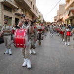 The West Bank town of Taybeh during an Easter parade