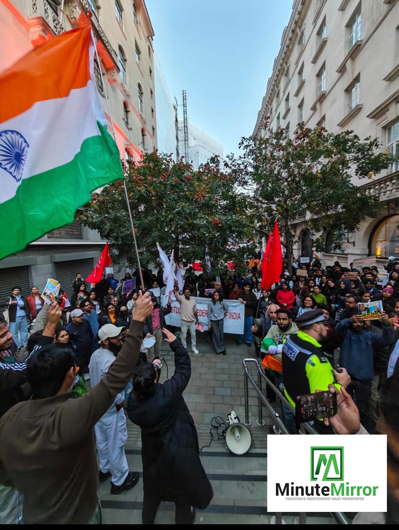 Anti-Modi protest held outside Indian High Commission in London