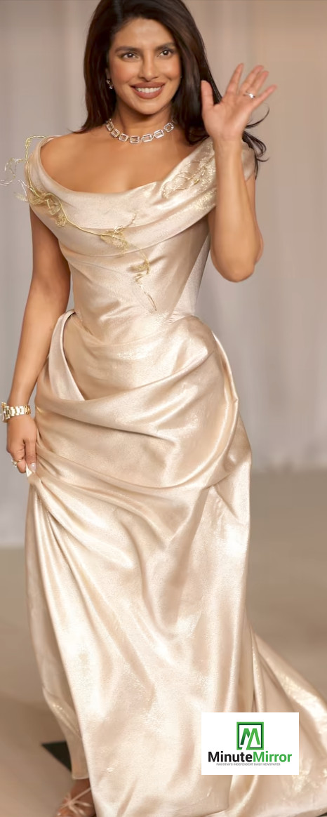 Priyanka Chopra stuns in custom Vivienne Westwood gown